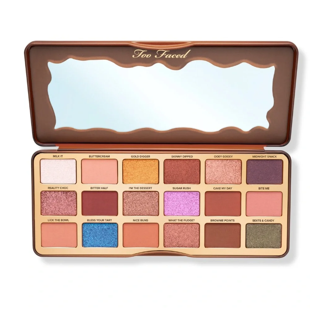 TOO FACED Better Than Chocolate Cocoa-Infused Eye Shadow Palette NIB